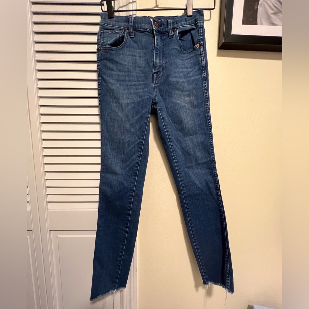 Madewell 10” high waist skinny jeans